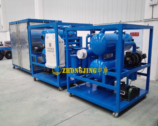 絕緣油雙級真空式凈油機3000L/MIN工作原理